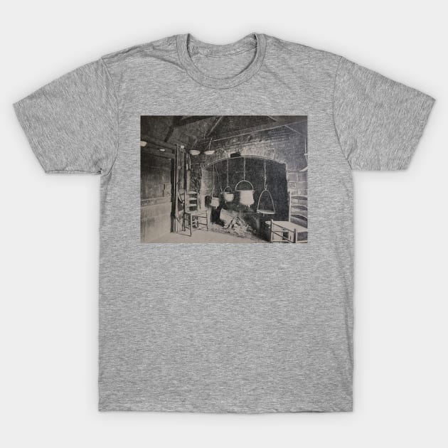 Farmhouse Kitchen, 19th century vintage photo, United States T-Shirt by djrunnels